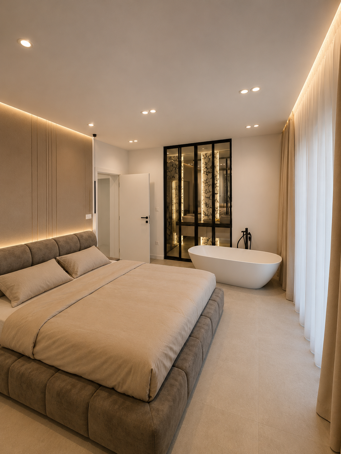Master bedroom detalj